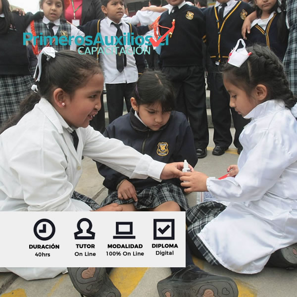 Curso Primeros Auxilios para Colegios
